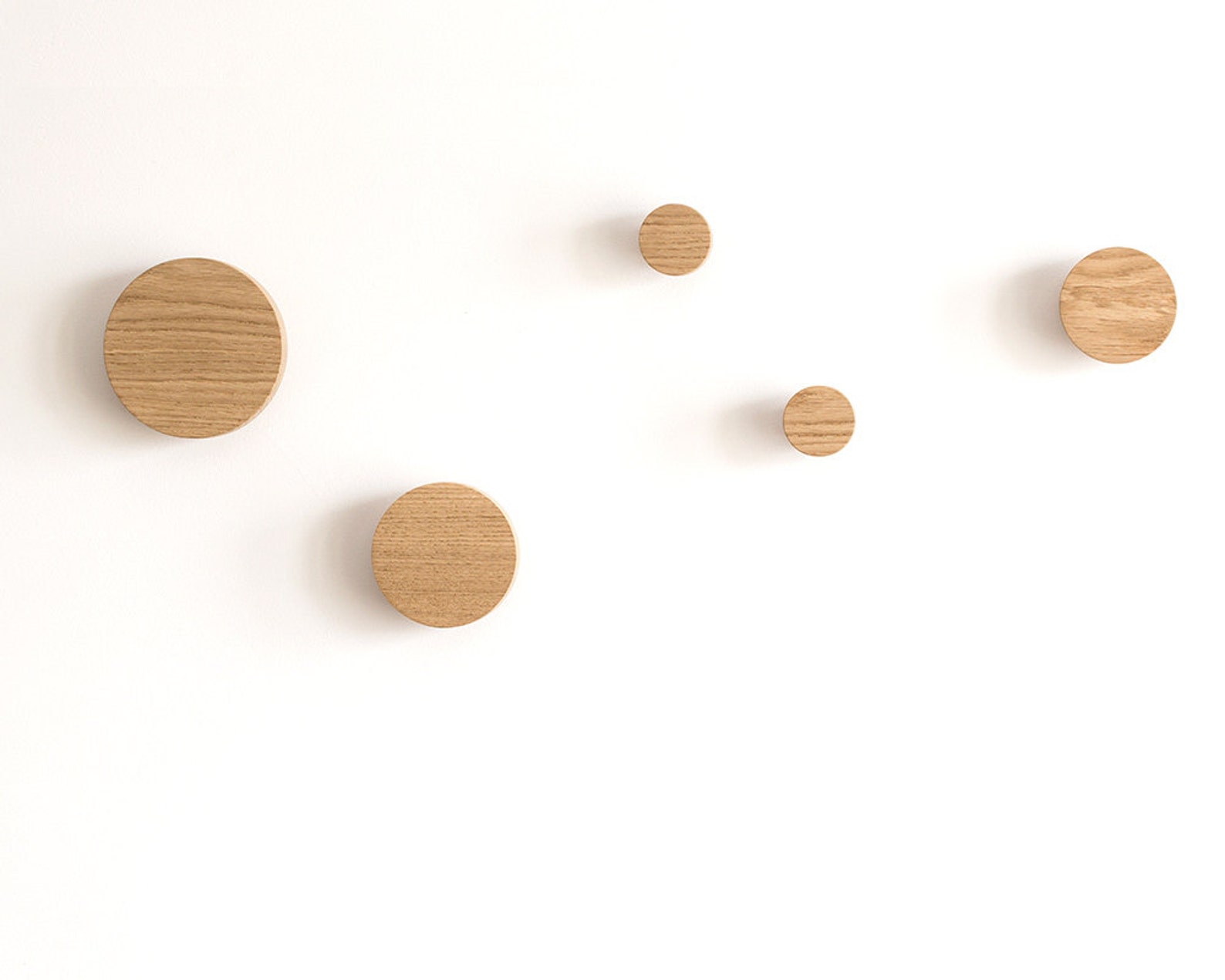 Modern wall hooks round wall hooks wooden coat rack Etsy