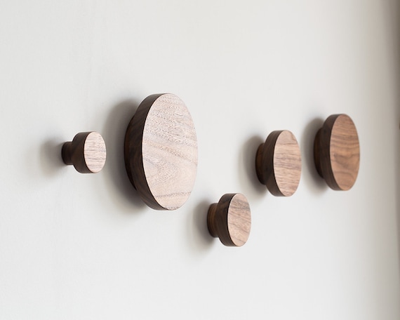 Wooden Decorative Wall Hooks Set Of, Stylish Wall Coat Racks