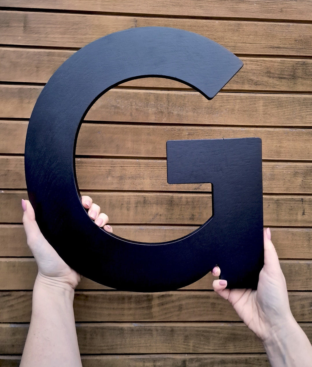 Large Wood Letters, Black Wooden Letters, Wood Letters for Wall, Name