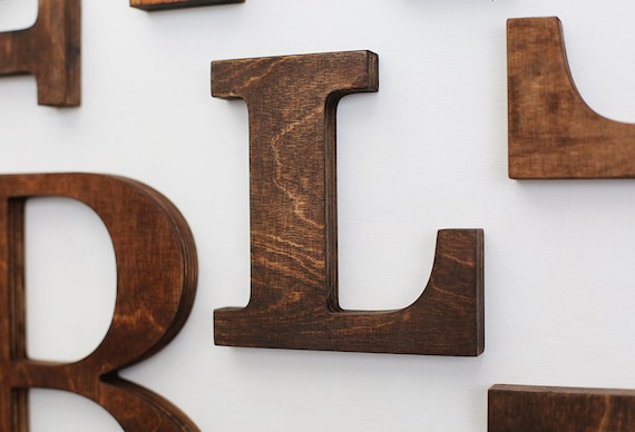 Large Wall Letters Decorative Letters Custom Wood Letters Big