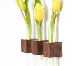 Test tube holder small bud vase propagation station kitchen decoration gift for mom birthday gift for friend unique gift for her