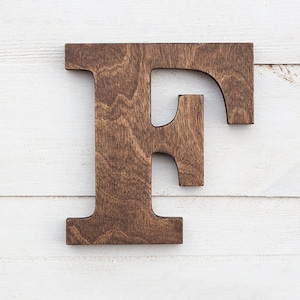 Large Wooden Initials Wood Letters for Wall Decor Home Gallery or Room Decoration