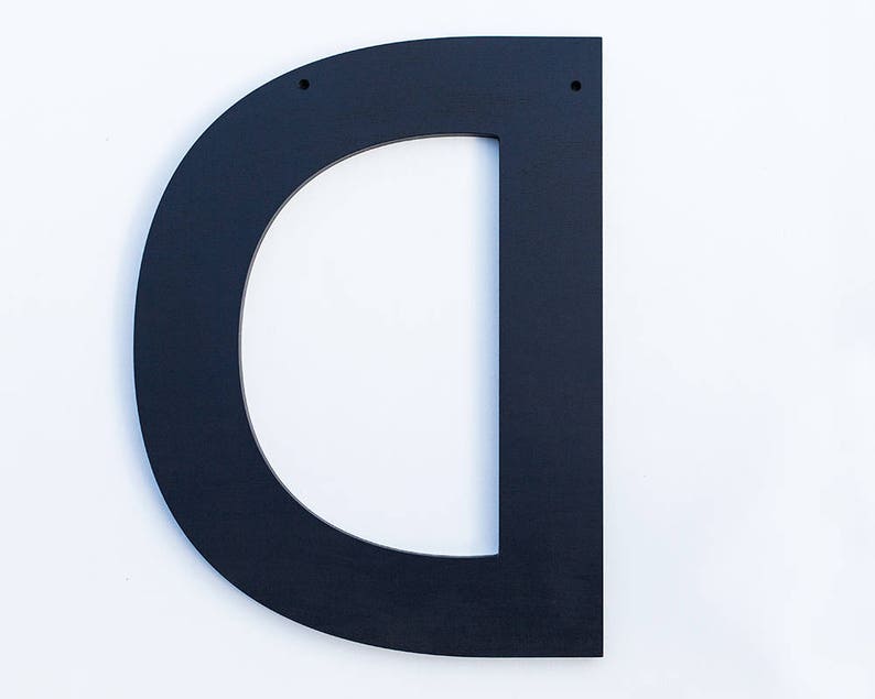Large Wall Letters Black Wooden Letters Wooden Alphabet Etsy