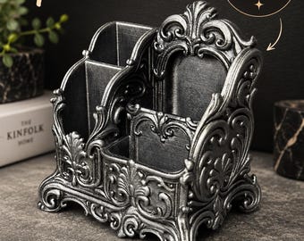 Regency Desk Organizer | Ornate Collection | European Office Decor, Stationery & Creative Workspace Storage