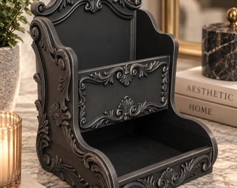 Regency Desk Organizer | Ornate Collection | European Office Decor, Mail & Stationery Holder