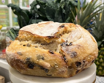 Organic Sun-dried Tomato Basil Sourdough Local PICKUP ONLY No Shipping Available