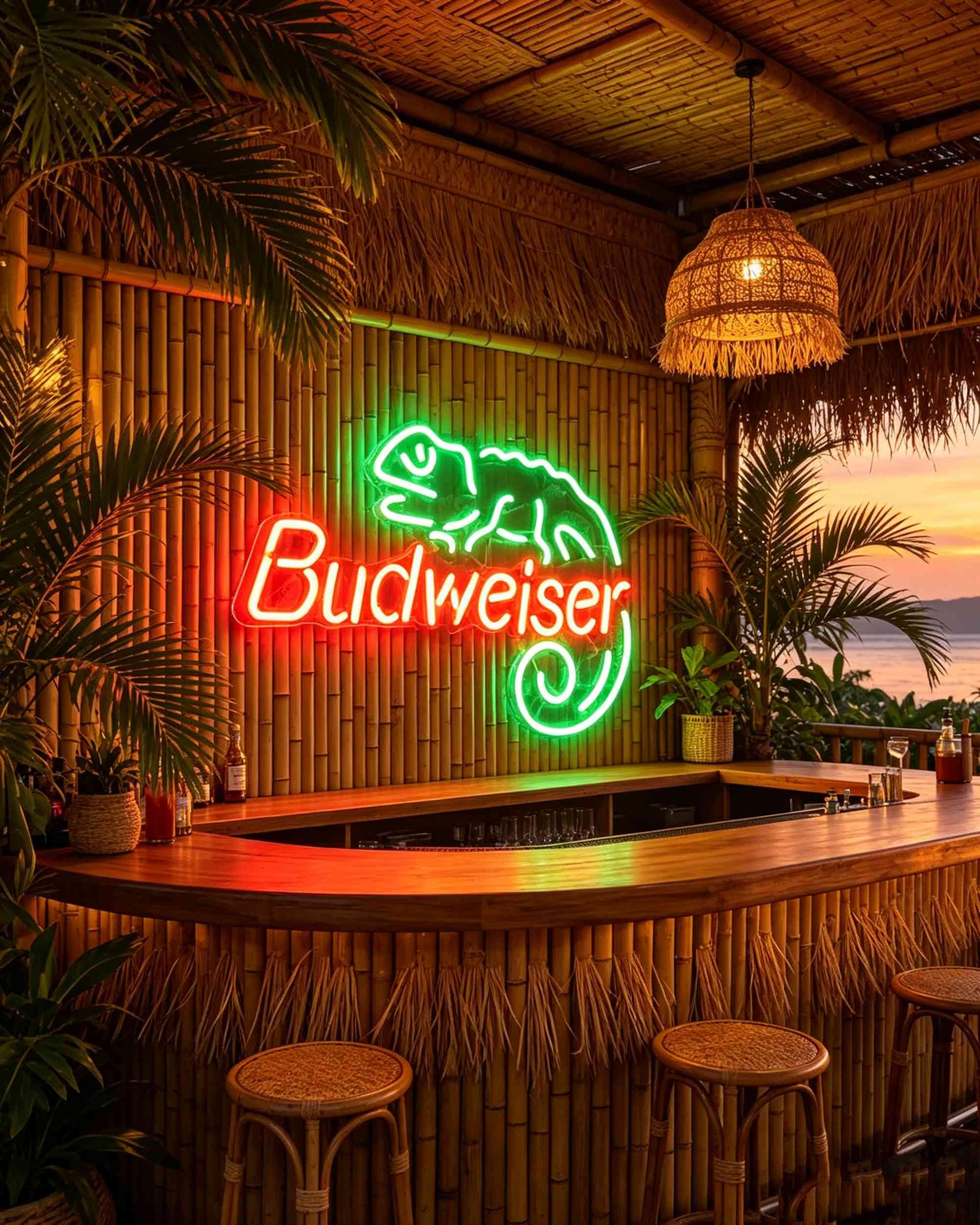 Budweiser Vintage Neon Sign - Etsy