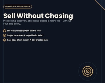 Sell Without Chasing: B2B Sales Playbook PDF