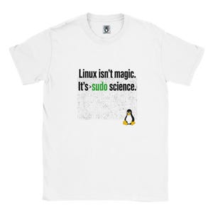 Camiseta con humor sobre Linux