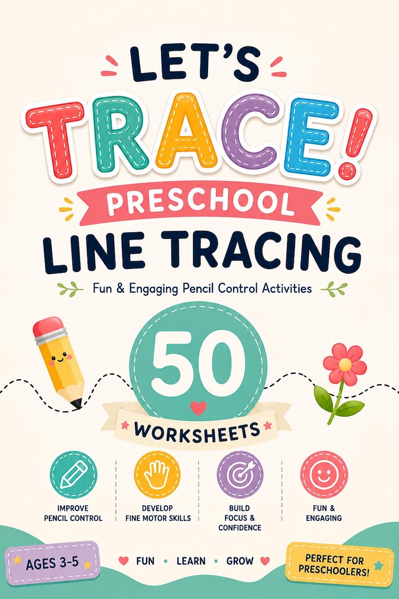 Fichas de trabajo para preescolar para practicar el trazado de líneas ...