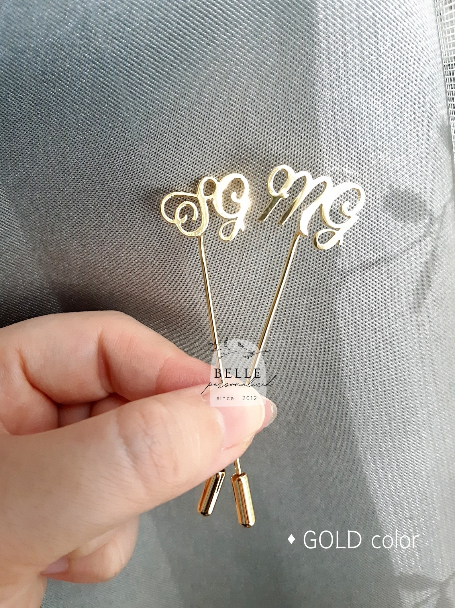 Personalized Initial Lapel Pin Personalized name pin suit Etsy.de