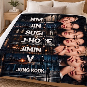 Bts Blanket - Etsy