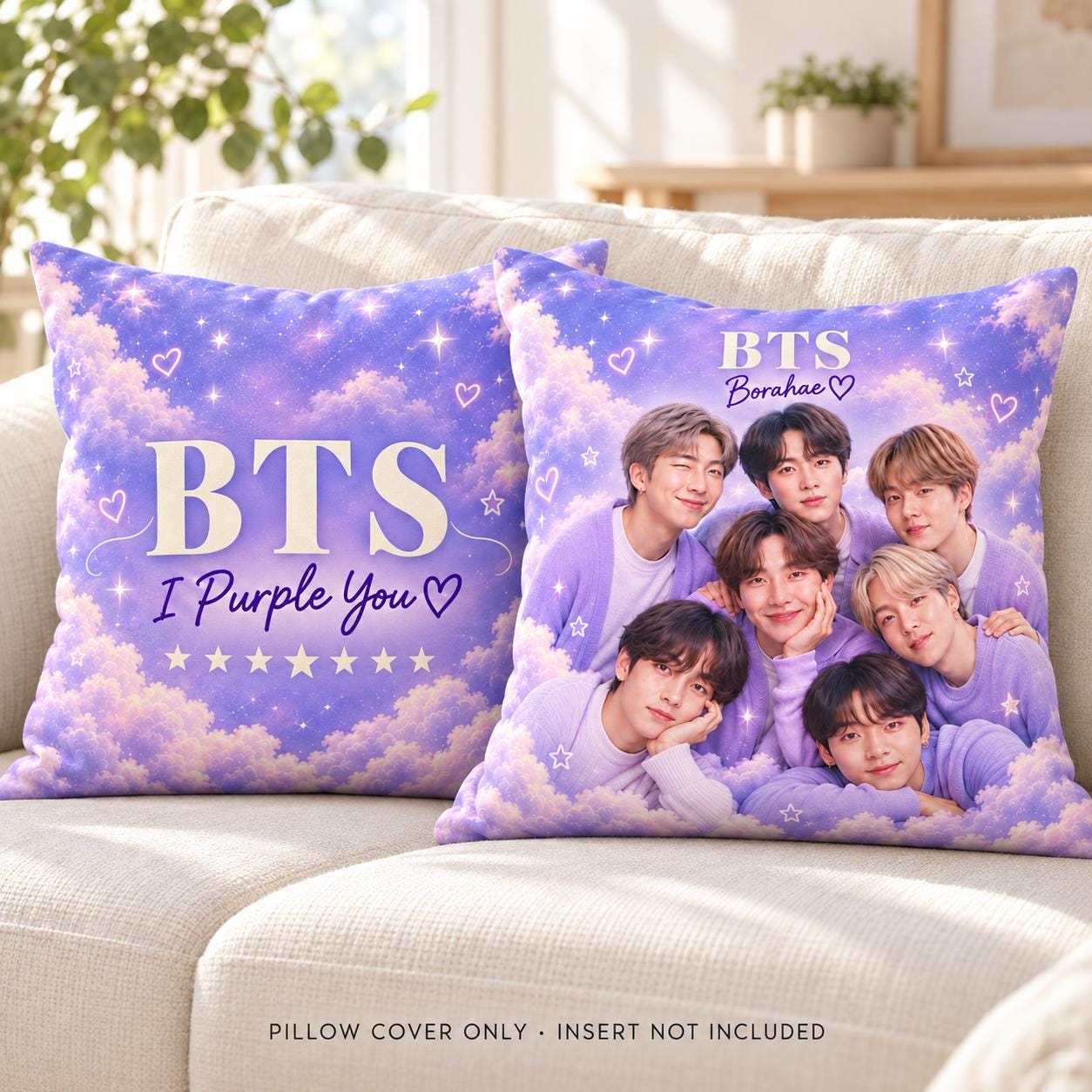 mayuu　BTS クッションカバー４点 Btsクッション - Etsy 日本