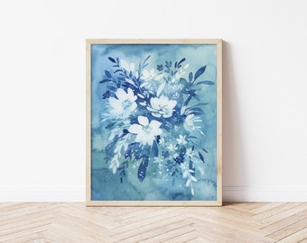 Botanical Art Print | Flower Bouquet | Flower Wall Art | Room Decor | Floral Art Print