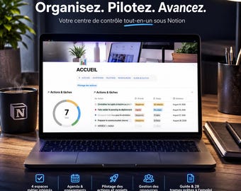 Template Notion Executive Assistant | Executive Assistant OS | Organization, Meetings, Projects & Follow-up