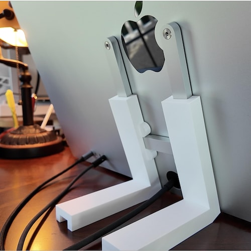 Usermac Apple Studio Display VESA Stand, Bespoke, Desk Level Usermac Apple Studio Display VESA Stand, Bespoke, Desk Level