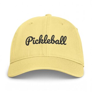 Czapka z napisem Pickleball | Haftowana czapka baseballowa, odzież sportowa na co dzień