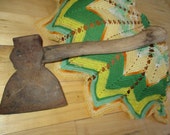 Vintage Winchester Trademark Hatchet Primitive Rustic Decor Movie photo prop Reinactment tool primitive tool Well used