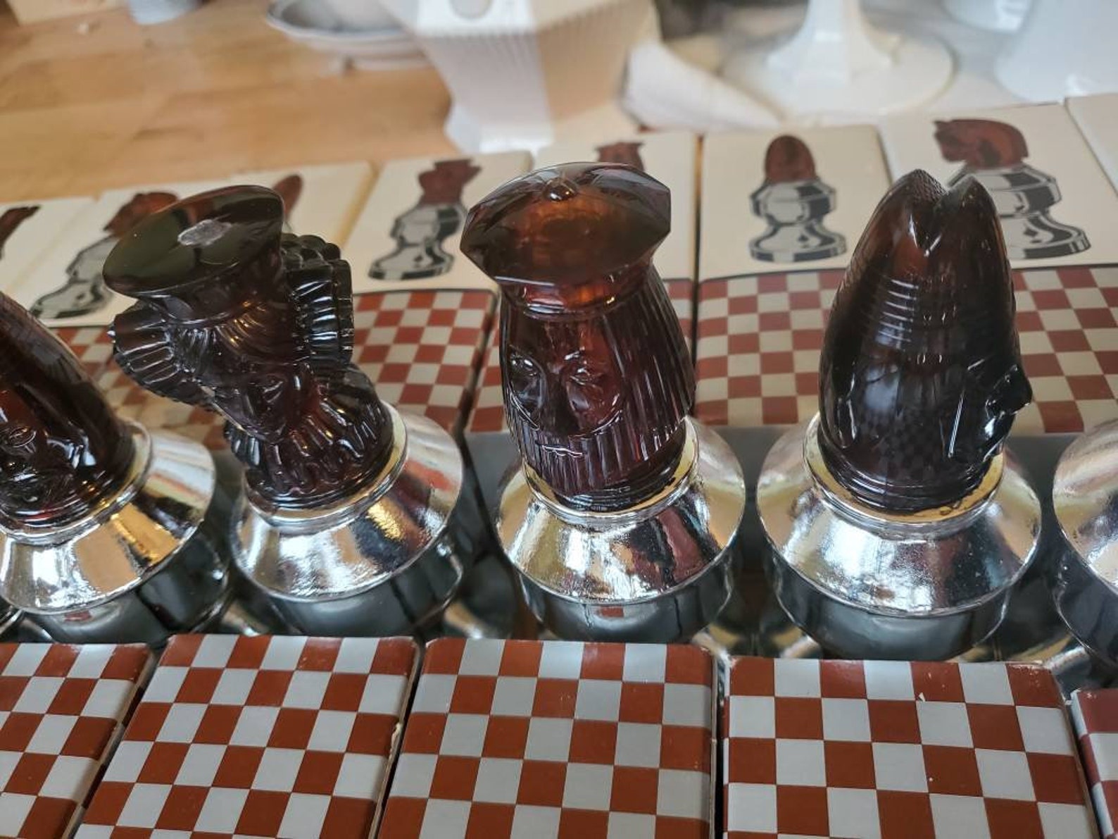 1970s Avon Mens Cologne Chess Set 32 pieces Full Set Etsy