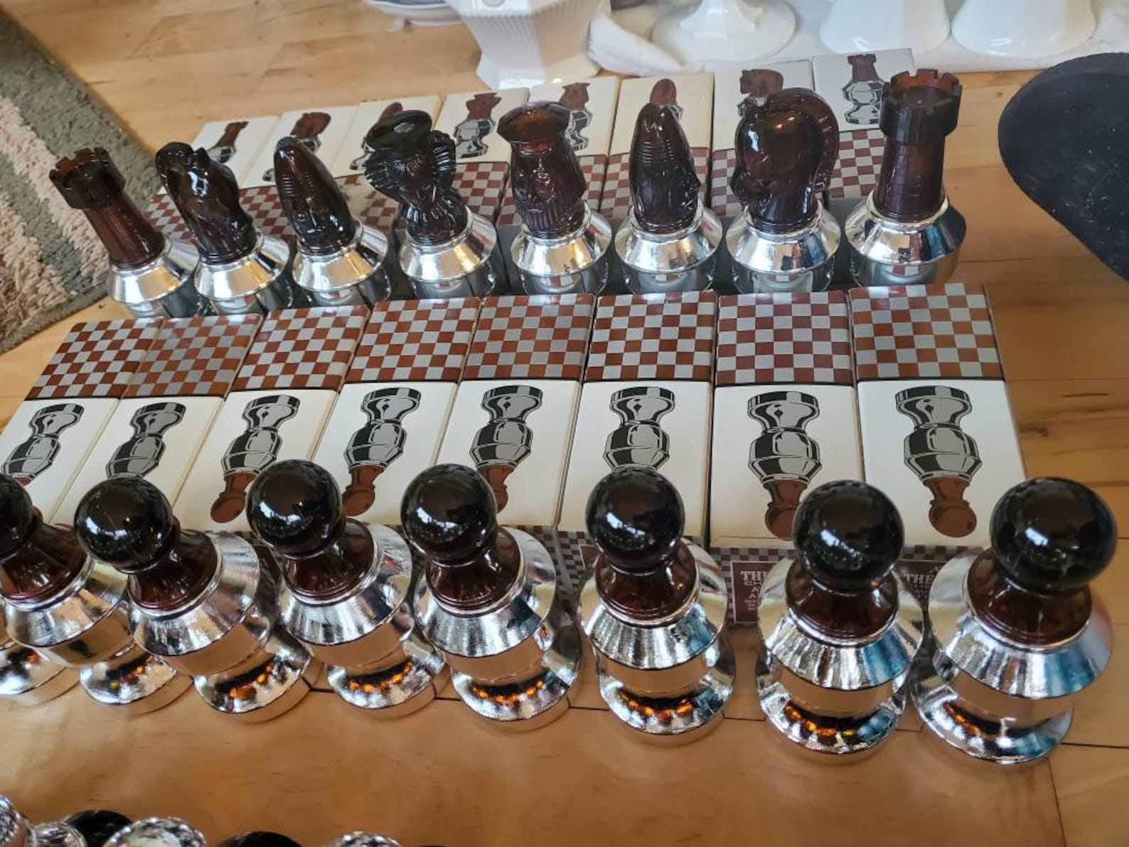 1970s Avon Mens Cologne Chess Set 32 pieces Full Set Etsy