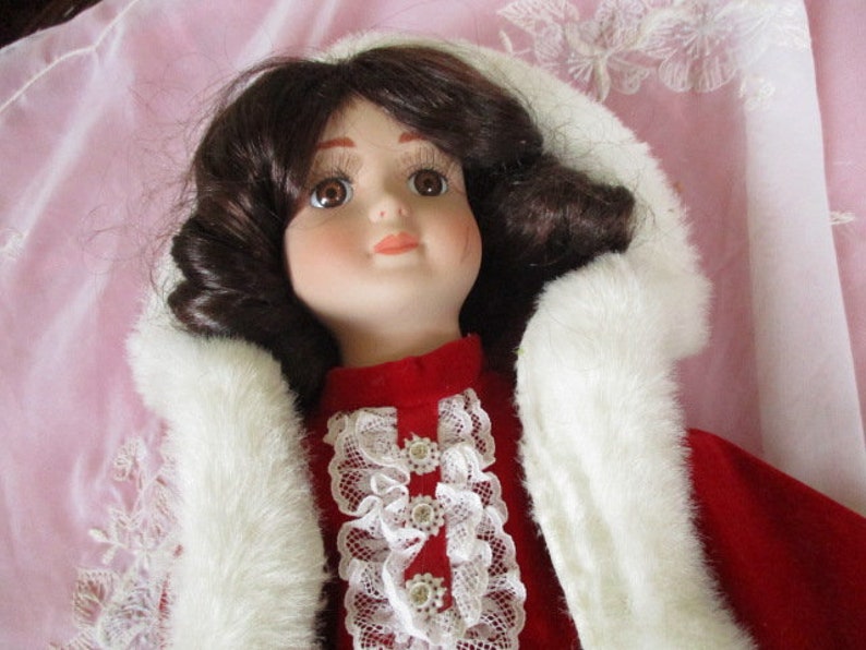 House of Lloyd Private Collection Porcelain Doll Velvet Etsy