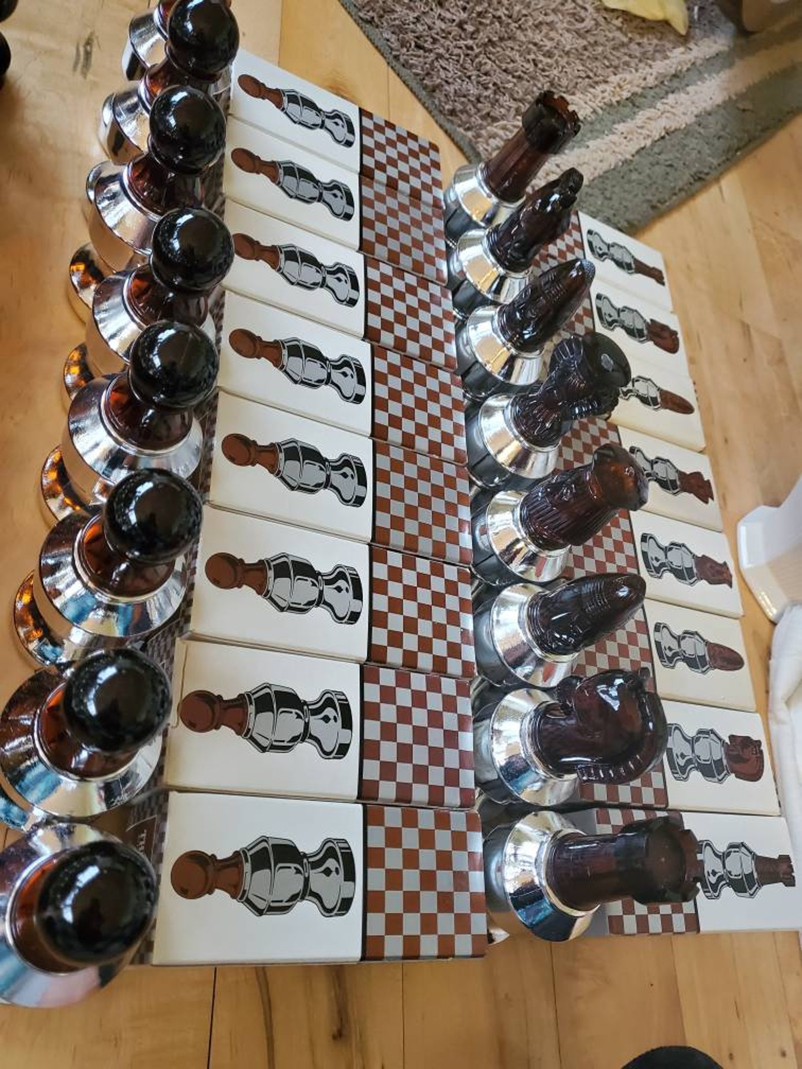 1970s Avon Mens Cologne Chess Set 32 pieces Full Set Etsy