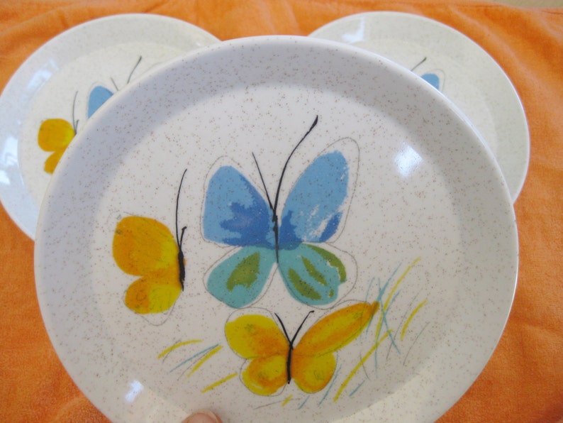 Mikasa Butterfly Flights of Fancy Salad Plates 3 Available Etsy