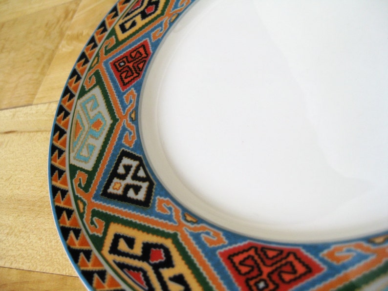 Christopher Stuart Brea Fine China Salad Plates Set of 4 Very good Rare and beautiful TWO sets of 4 available