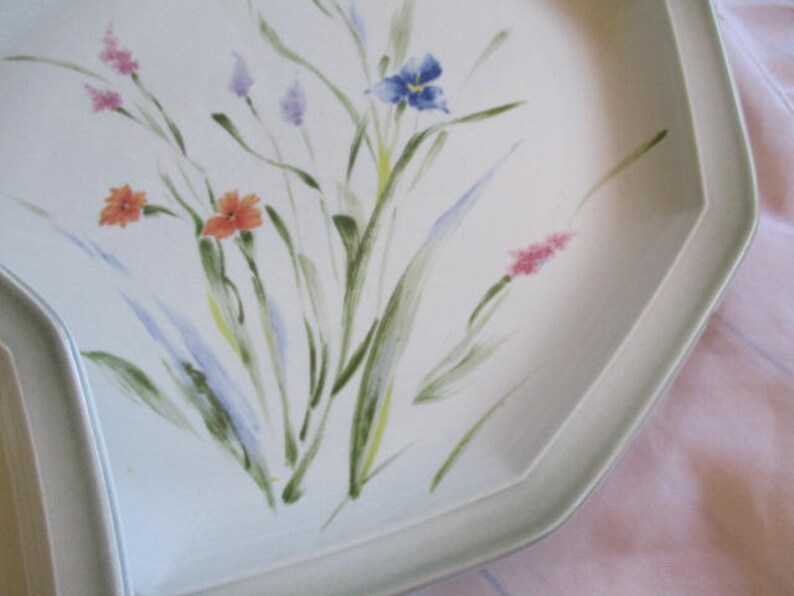 Mikasa Alpine Meadow Dinner Plates. 2 Plates Included. Very Etsy