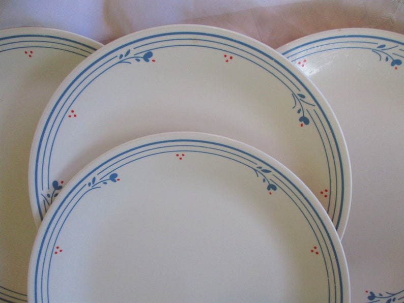 Corning Country Violets Dinner Plates Corning Dessert Plates Etsy