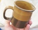 Stoneware Creamer Shades of Brown  Very good 