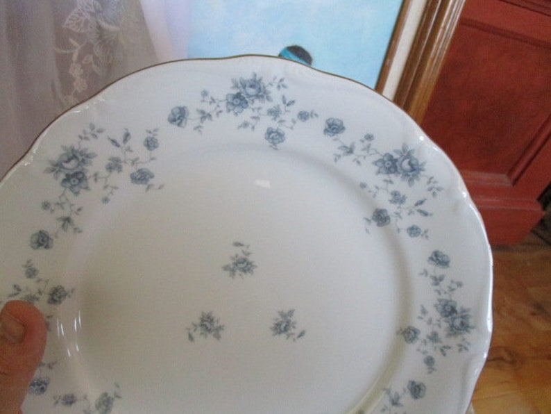 haviland blue garland Johann Haviland Blue Garland Dinner plates Blue garland Mother/'s day China Galore Set of 4,Like new