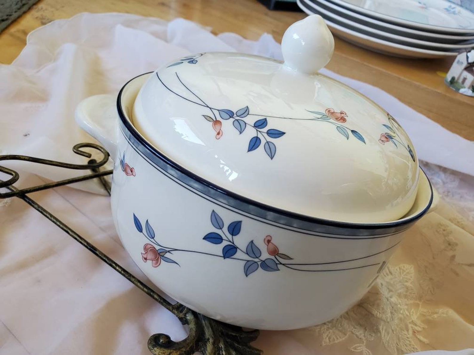 Vintage Noritake Keltcraft Eastfair Covered Casserole China Etsy