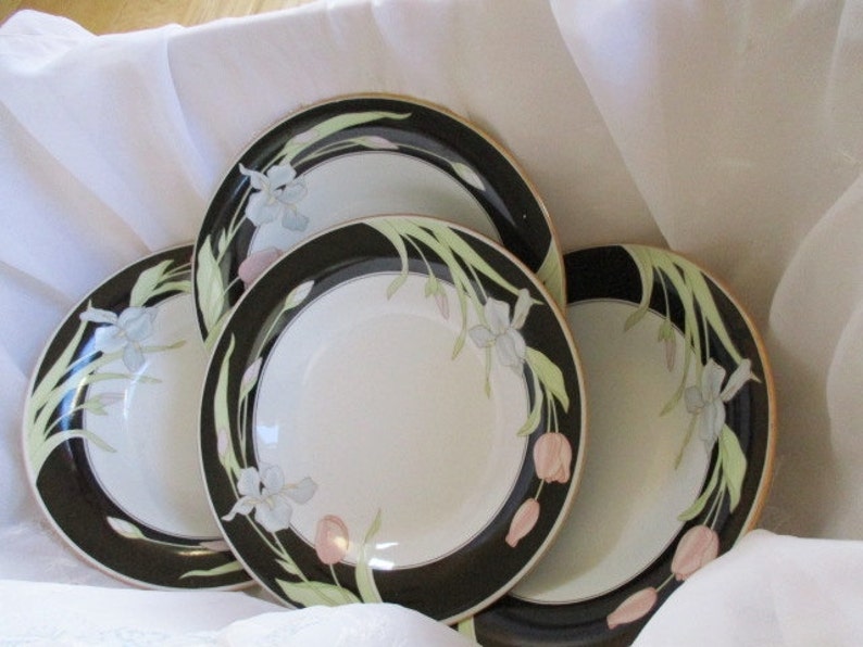 Wedding China Vintage China Set of 4 included Very good China Galore TWO sets available Fairfield Vanessa Coupe Soup bowls