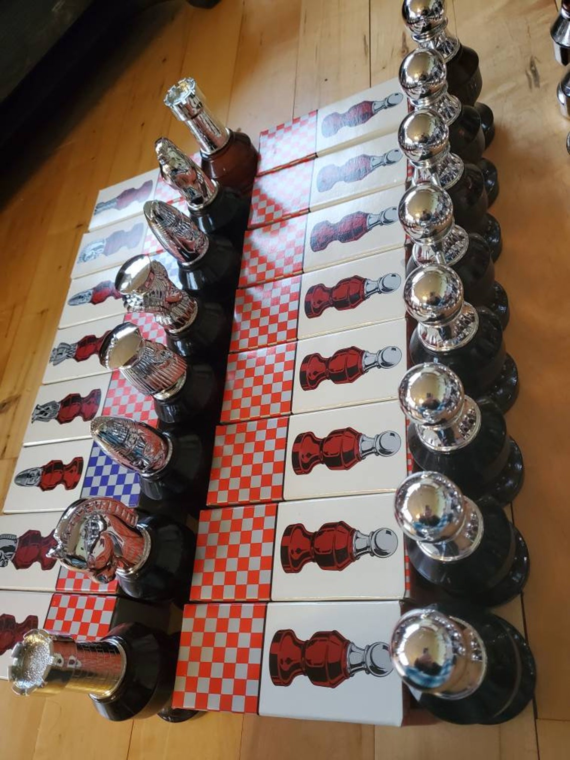 1970s Avon Mens Cologne Chess Set 32 pieces Full Set Etsy