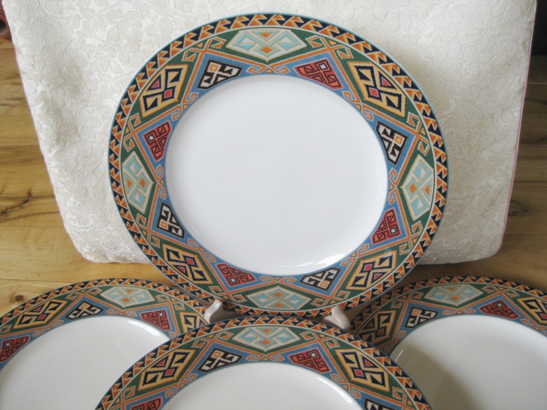 Christopher Stuart Brea Fine China Salad Plates Set of 4 Very good Rare and beautiful TWO sets of 4 available