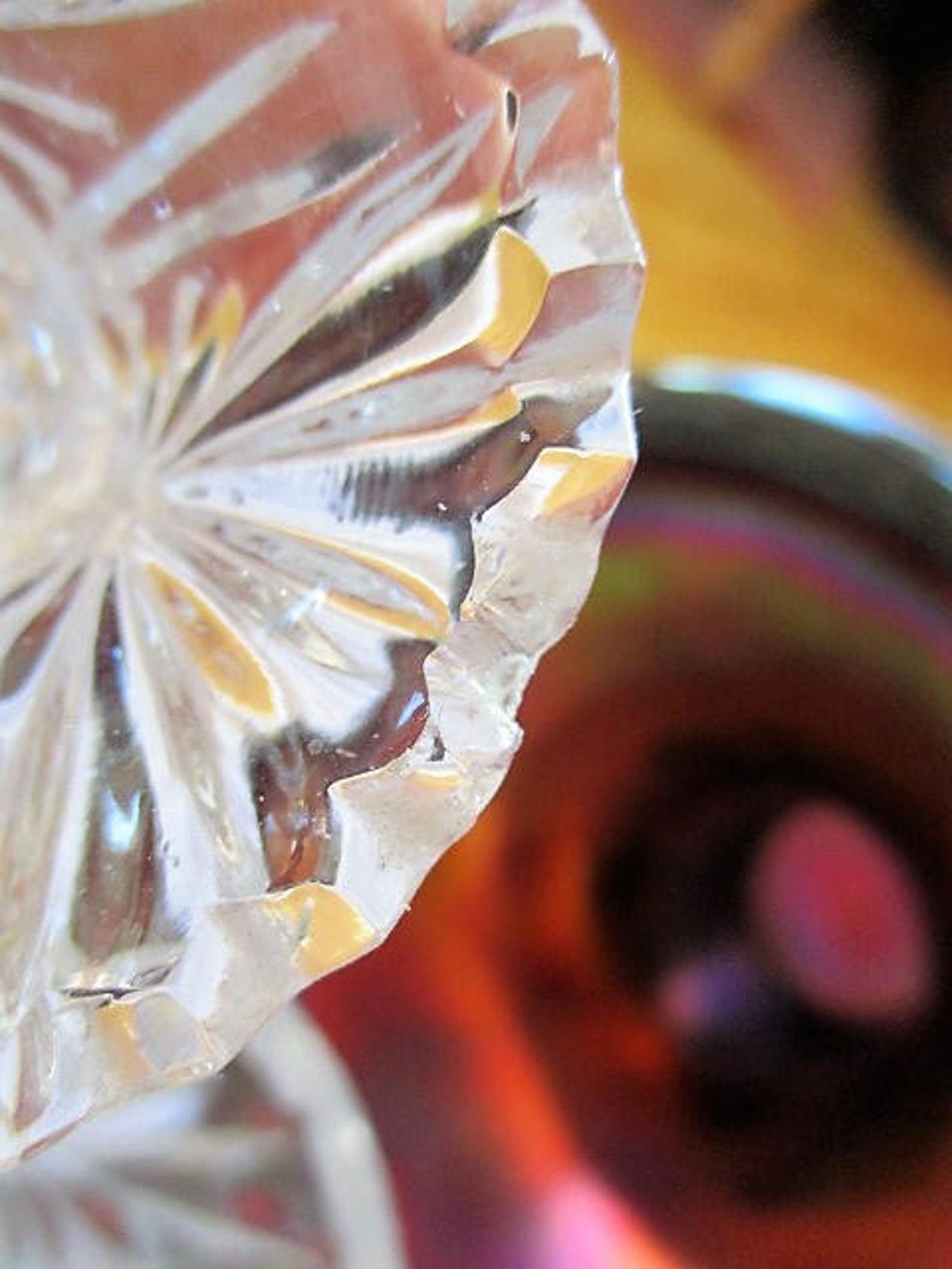 Cut Crystal Pineapple Vases Holders Set of 2 Crystal Etsy