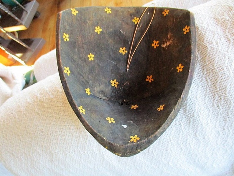 Estate sale find Javanese Tribal circa 1980s Balsa Batik JavaneseTribal Mask China Galore tribal decor