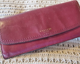 thin coach wallet