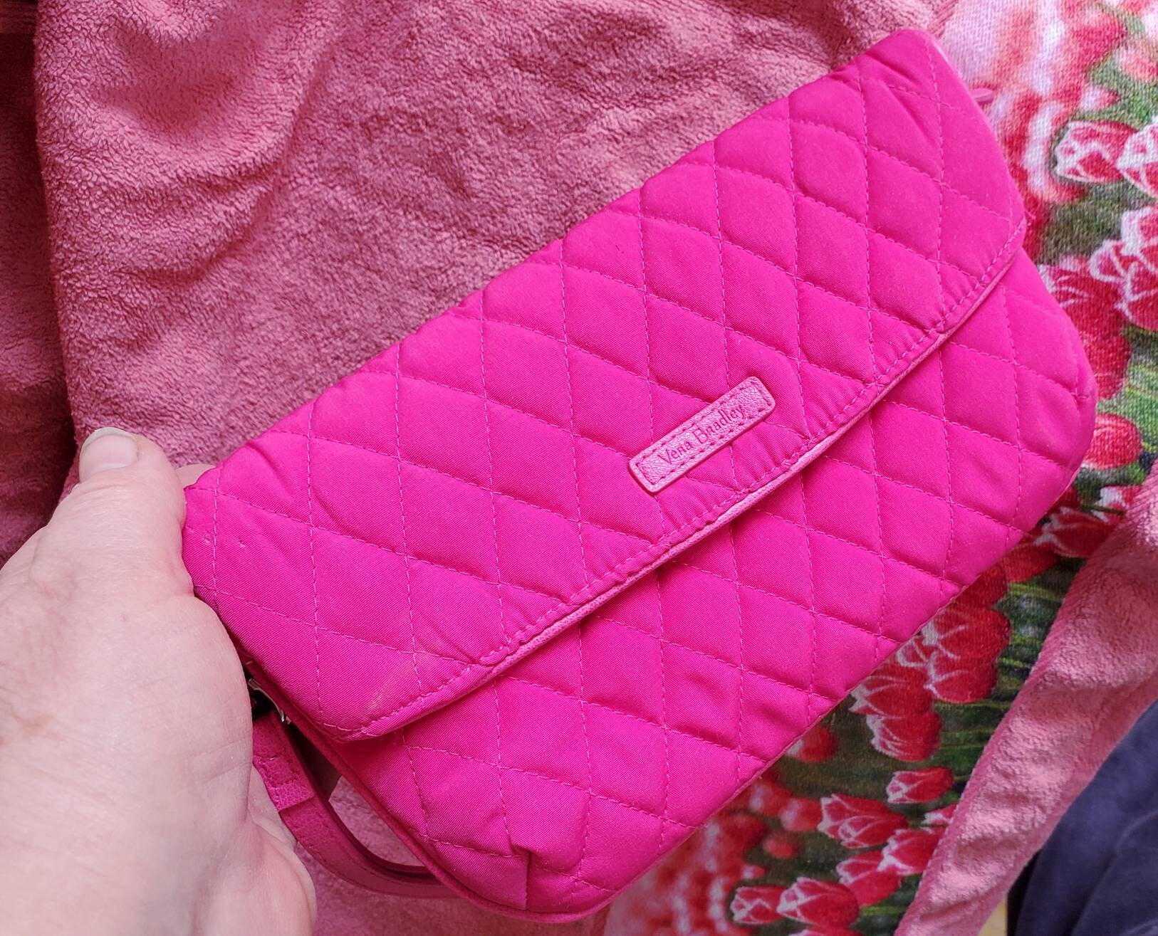 hot pink vera bradley bag