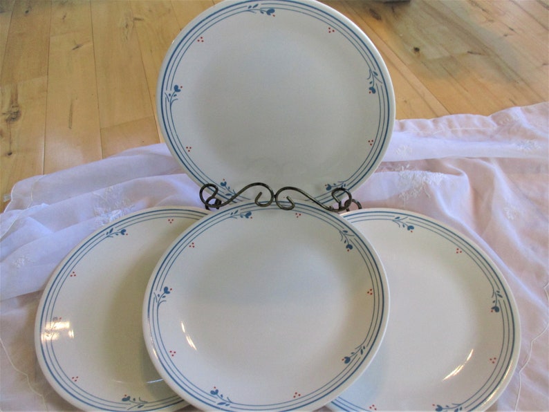 Corning Country Violets Dinner Plates Corning Dessert Plates Etsy