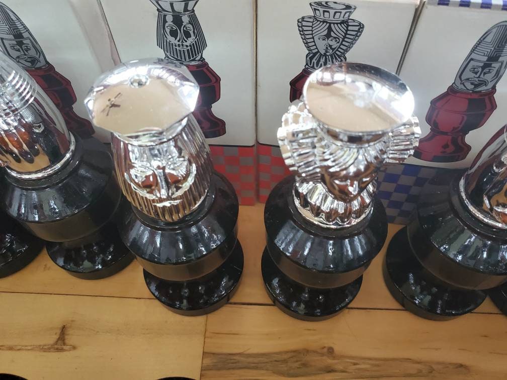 1970s Avon Mens Cologne Chess Set 32 pieces Full Set Etsy
