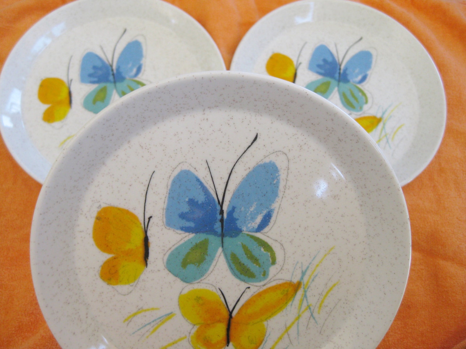 Mikasa Butterfly Flights of Fancy Salad Plates 3 Available Etsy