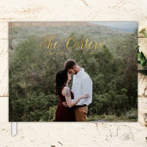 Wedding Guest Book Photo Wedding Guestbook Custom Guest Book Wedding Gift Personalized Guestbook Alternative