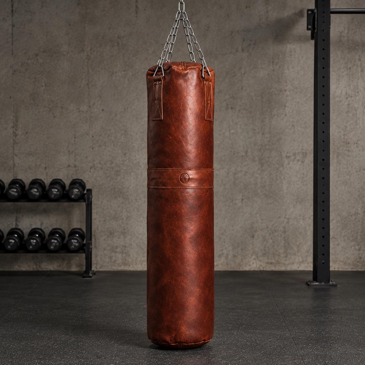 The Retro Vintage Leather Boxing Bag - Etsy