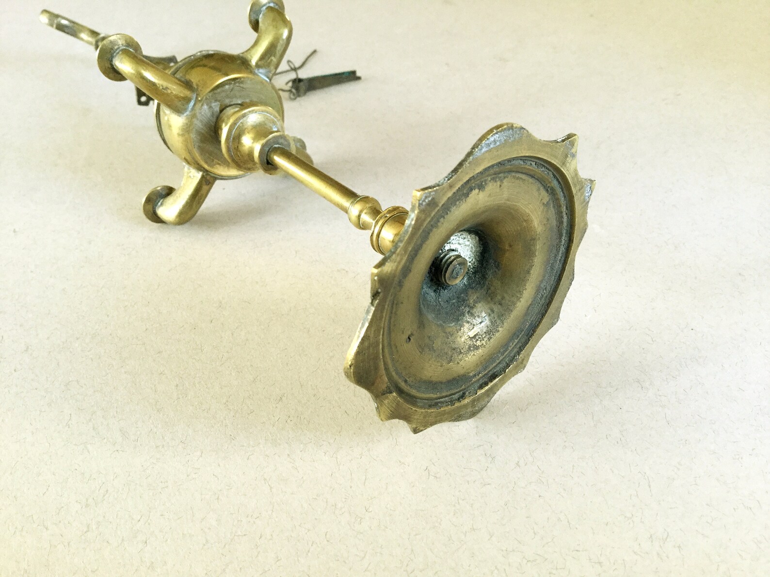 Brass Lucerne whale oil lamp / burner with four spouts Etsy