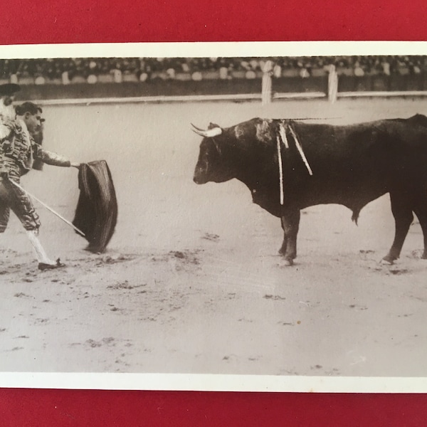 Vintage black and white photos of Bullfighting Matadors Bullring Courses de Taureaux