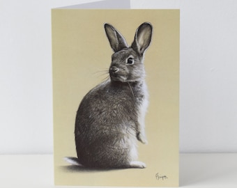 Hazel Rabbit Greeting Card