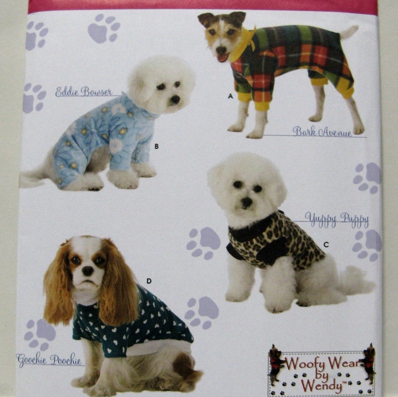 Dog Clothes Sewing Pattern Simplicity 3939 Woofy Wear New and Etsy