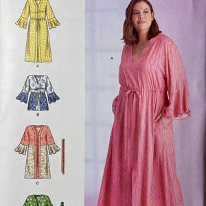 Women’s Caftans and Wraps Sewing Pattern Simplicity S9603 Plus-Sizes